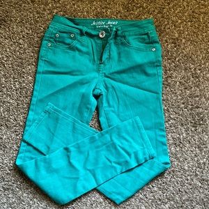 Girls size 12 Justice skinny jeans .